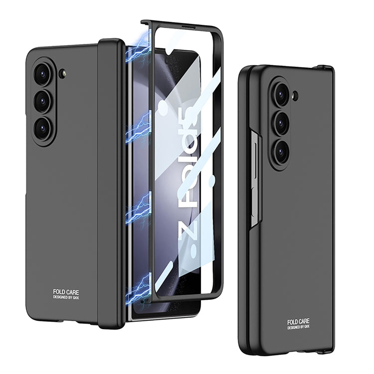 GKK Integrated Magnetic Folding Hinge All-inclusive Phone Case for Samsung Galaxy Z Fold5 (Black)