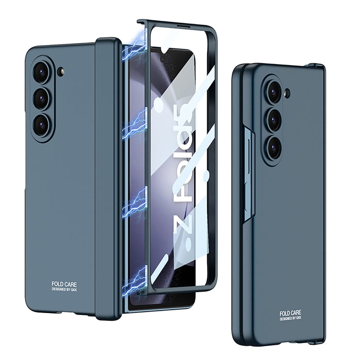 GKK Integrated Magnetic Folding Hinge Phone Case for Samsung Galaxy Z Fold5 (Green)
