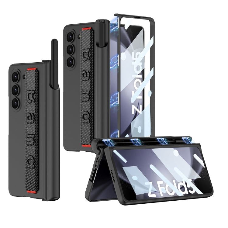 Samsung Galaxy Z Fold5 GKK Magnetic Phone Case with Wrist Strap & Pen Holder