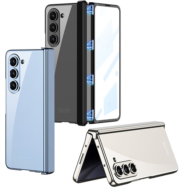 GKK Integrated Magnetic Phantom Hinge Folding Phone Case for Samsung Galaxy Z Fold5 (Black)