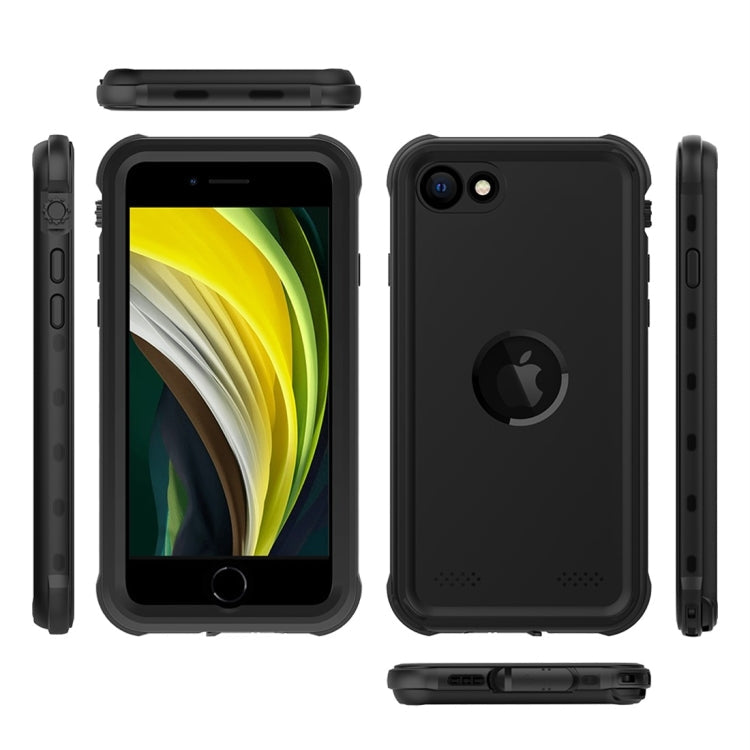 RedPepper Shockproof Waterproof Protective Case for iPhone SE 2022/SE 2020 (Black)