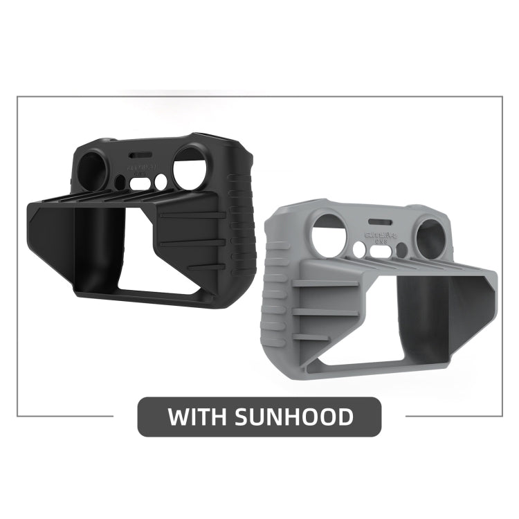 Sunnylife Remote Control Silicone Case with Hood for DJI Air 3 / RC 2 (Grey)