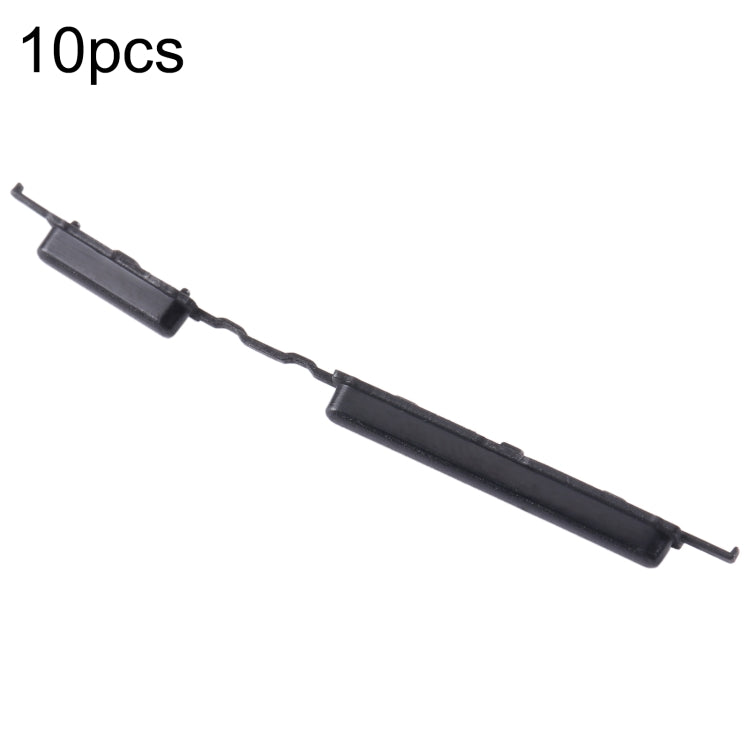 Samsung Galaxy A02 SM-A022 10-Piece Power and Volume Control Button Replacement Set (Black)