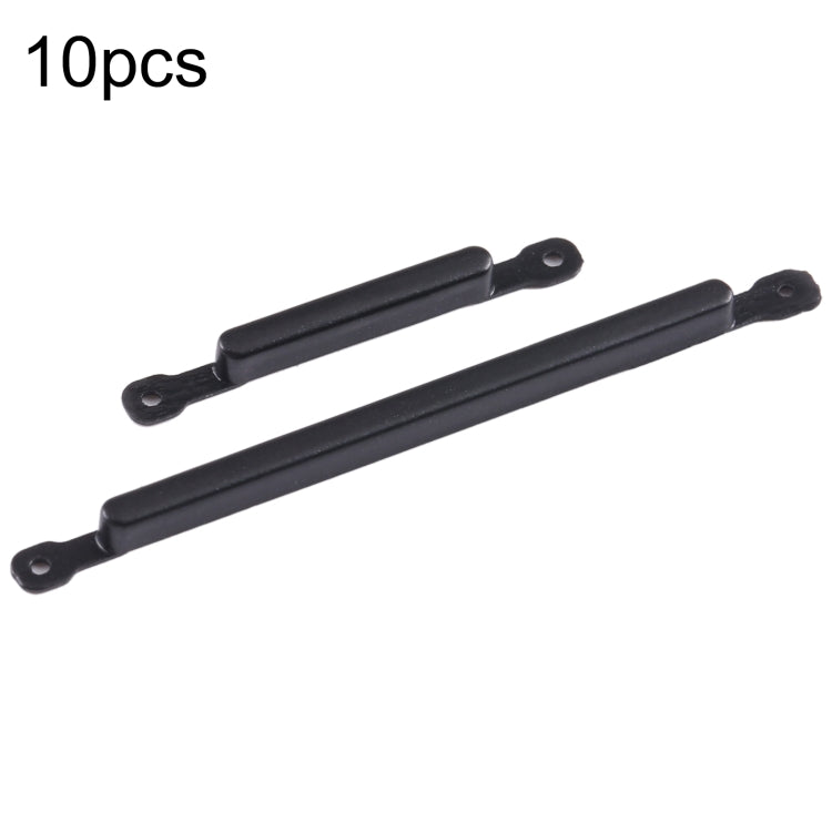 Power Button and Volume Control Button Replacement Set for Samsung Galaxy A20s (Black) - 10 Pieces