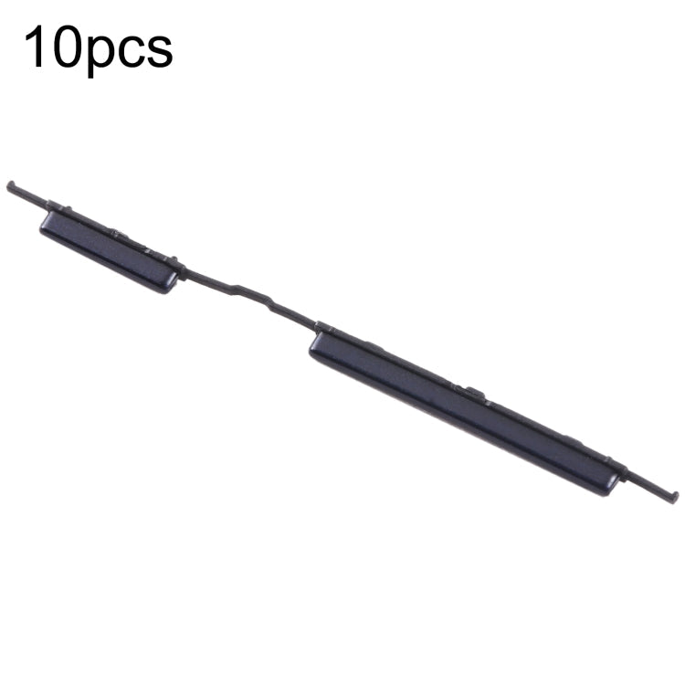 Power Button and Volume Control Button Replacement for Samsung Galaxy A21s SM-A217 (Black, 10pcs)