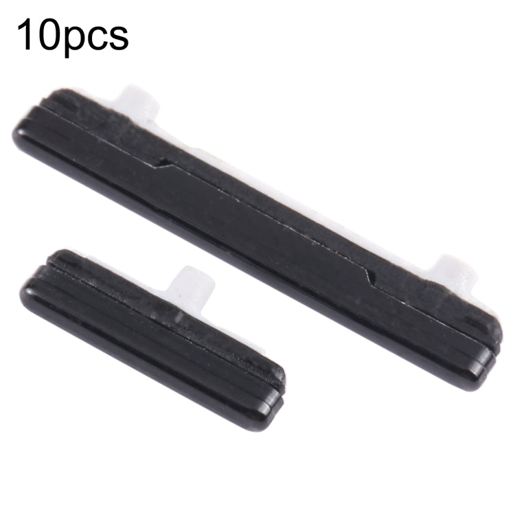 Replacement Power and Volume Control Buttons for Samsung Galaxy S21 Ultra 5G SM-G998 (Black, Pack of 10)