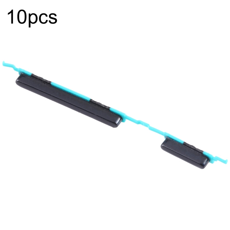 Power Button and Volume Control Button Replacement Set for Samsung Galaxy M30s SM-M307 (Black, 10pcs)
