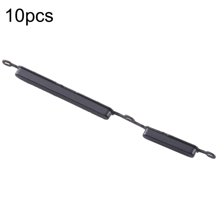 10-Piece Replacement Power and Volume Control Buttons for Samsung Galaxy A03 SM-A035 (Black)