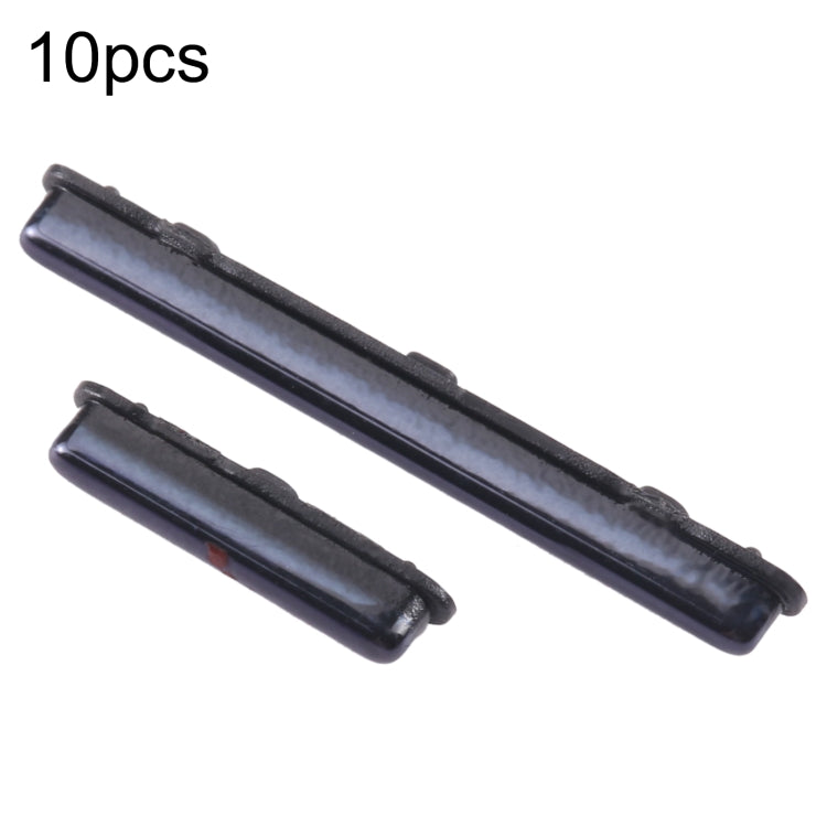 10-Piece Black Power Button + Volume Control Button Replacement Set for Samsung Galaxy A41 SM-A415
