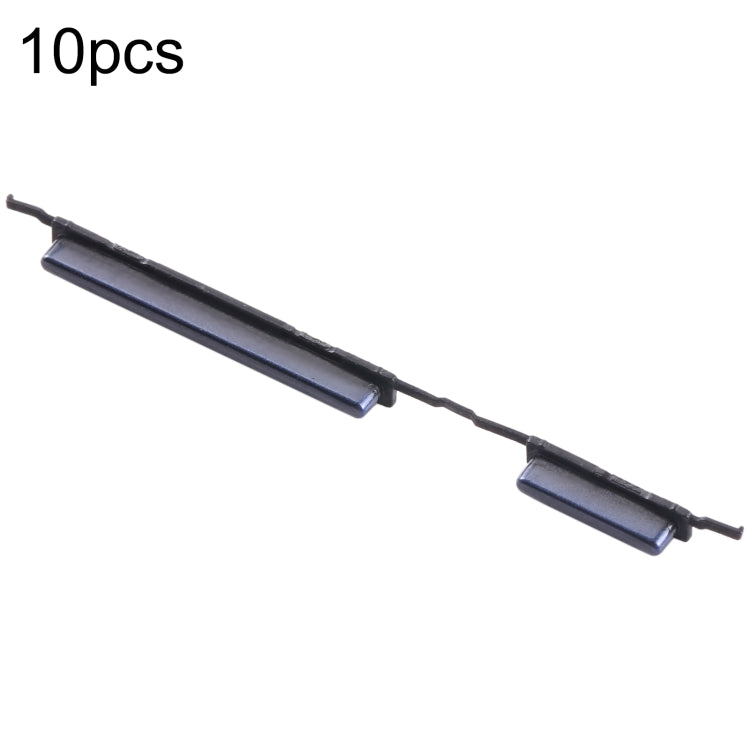 10-Piece Black Power and Volume Control Buttons for Samsung Galaxy M10 SM-M105