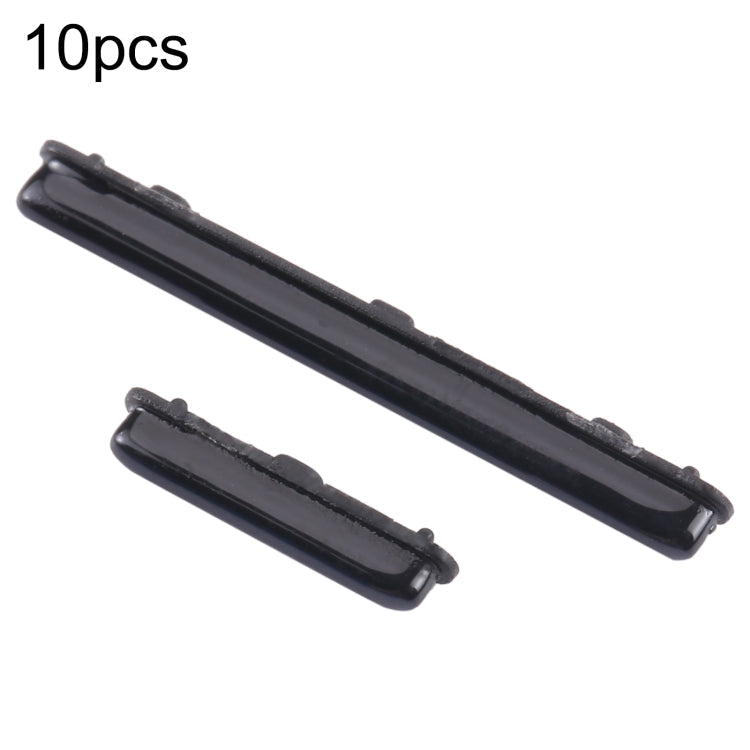 Samsung Galaxy A51 SM-A515 Power Button and Volume Control Button Replacement Set (Black) - Pack of 10