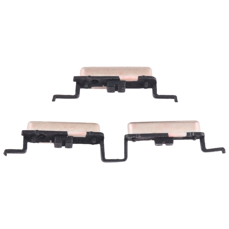 Gold Power Button and Volume Control Button Replacement Set for Samsung Galaxy J4 SM-J400 (10pcs)