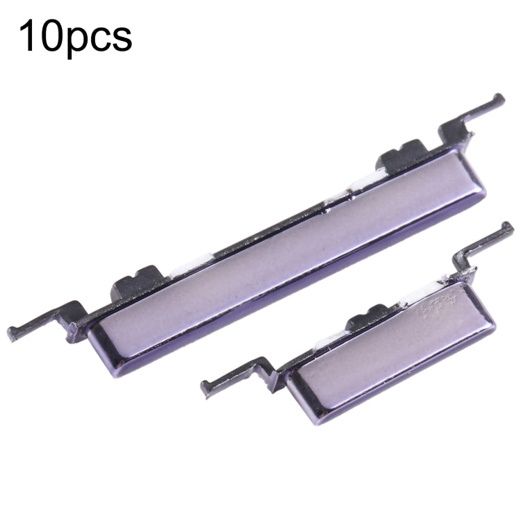 10-Pack Purple Power and Volume Control Buttons for Samsung Galaxy J2 2017 SM-J200