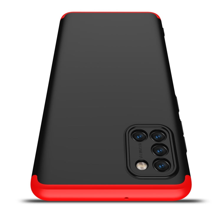 Samsung Galaxy A31 GKK Three Stage Splicing Full Coverage PC Protective Case - Black/Red