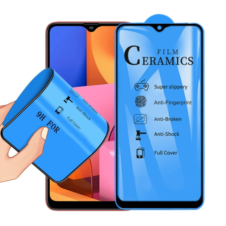 Samsung Galaxy A20s Tempered Glass Screen Protector with Full Coverage and High Hardness