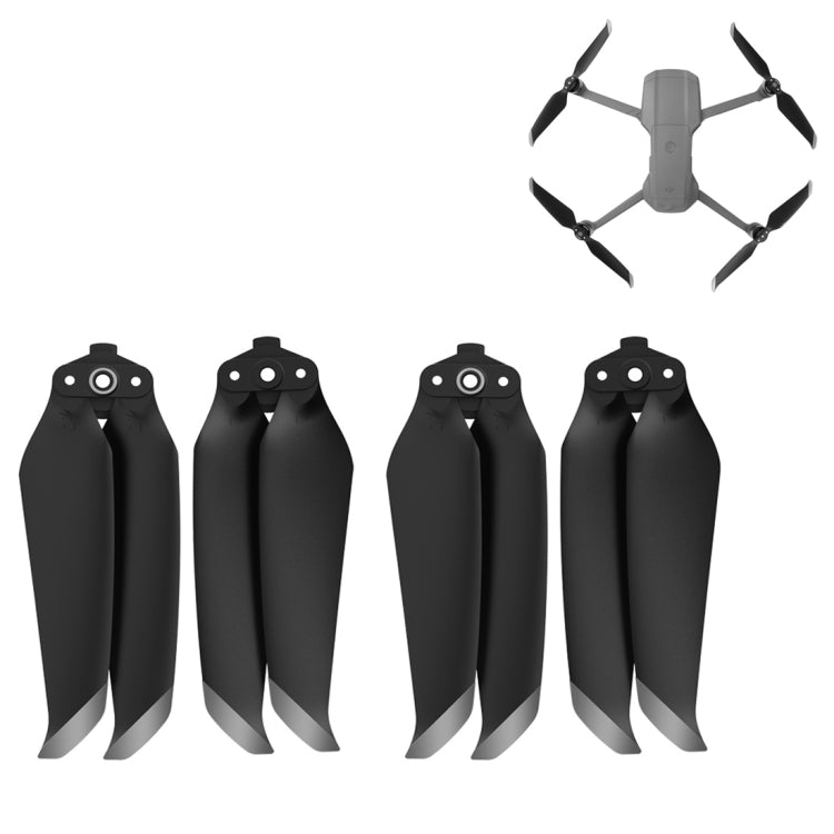 Sunnylife Low Noise Quick-Release Propellers for DJI Mavic Air 2 / Air 2S - 2 Pairs Silver