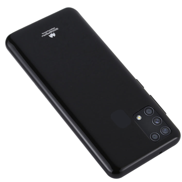 GOOSPERY JELLY Full Coverage Soft Case for Samsung Galaxy A21s (Black)