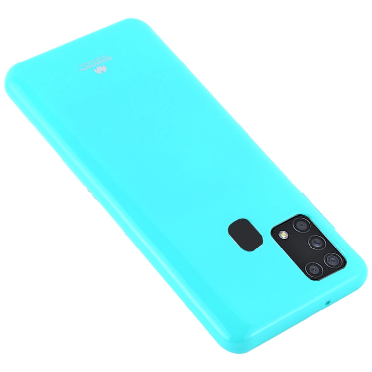 GOOSPERY JELLY Full Coverage Soft Case for Samsung Galaxy A21s (Mint Green)