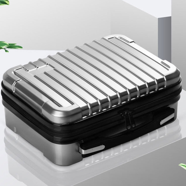 DJI Mavic Air 2 Shockproof Portable ABS Suitcase Storage Bag - Silver