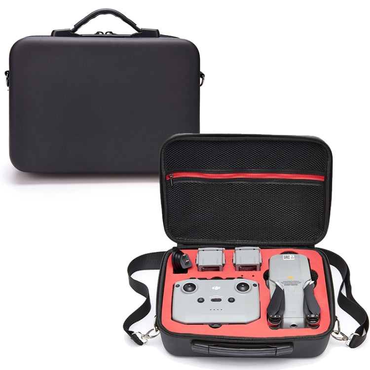 Portable Waterproof Shoulder Storage Bag for DJI Mavic Air 2 (Black Red)