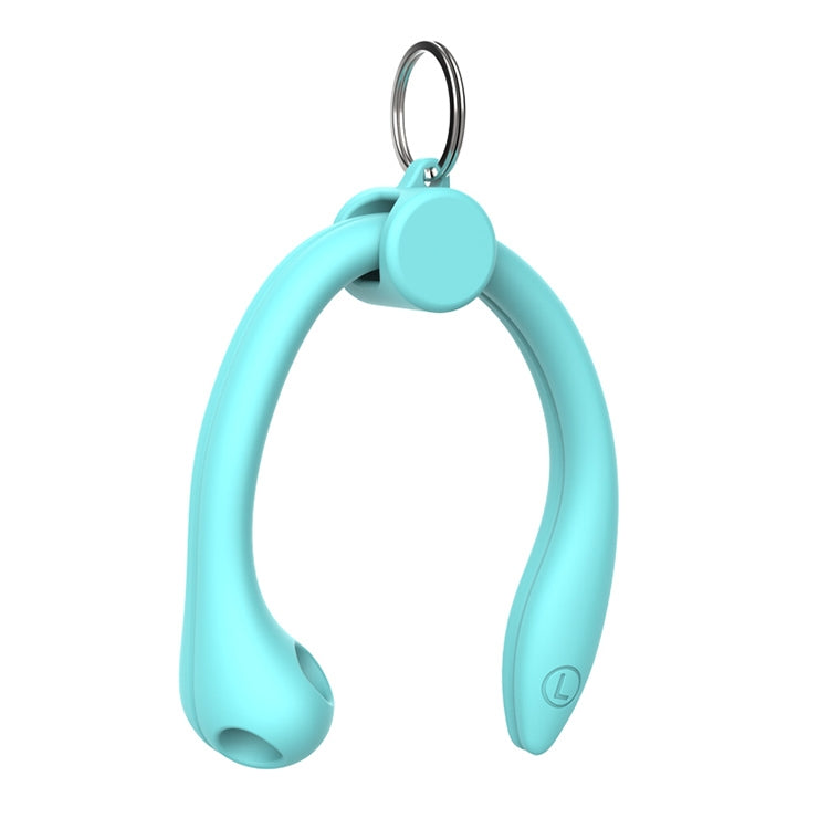 Silicone Anti-lost Lanyard Ear Hook for AirPods and Huawei FreeBuds 3 in Mint Green