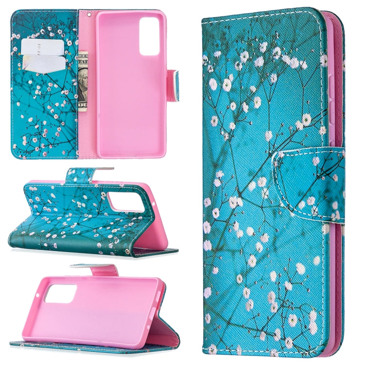 Samsung Galaxy S20 FE 5G / S20 Lite Plum Blossom Leather Flip Case