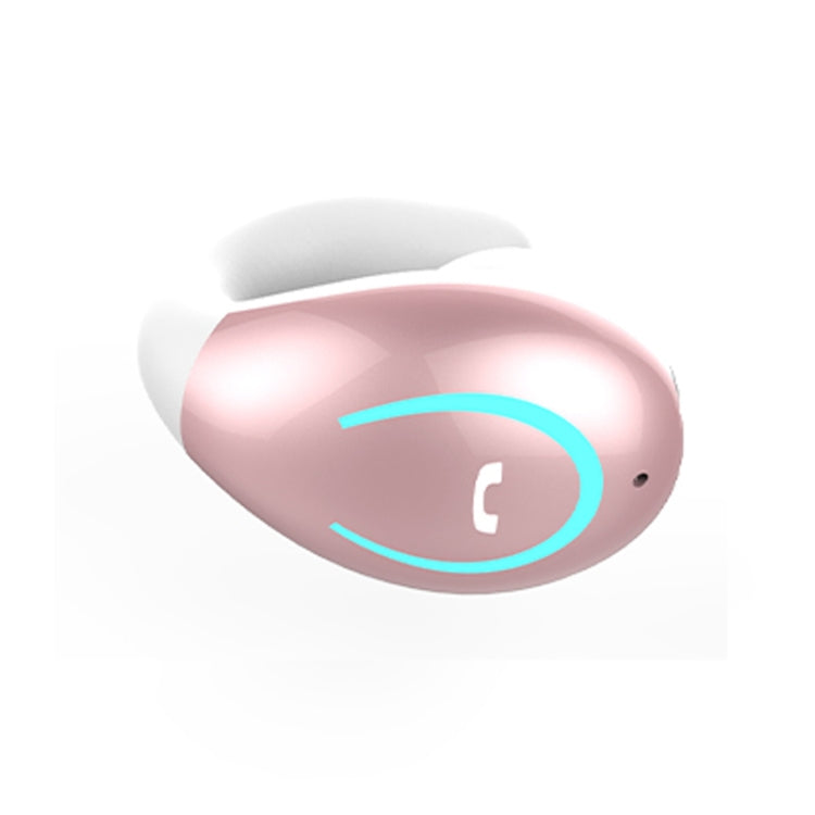 Ultra-light Bluetooth Earphones with Ear-Hook and Mic (Pink)