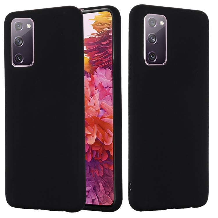 Liquid Silicone Shockproof Case for Samsung Galaxy S20 FE / S20 Lite - Black
