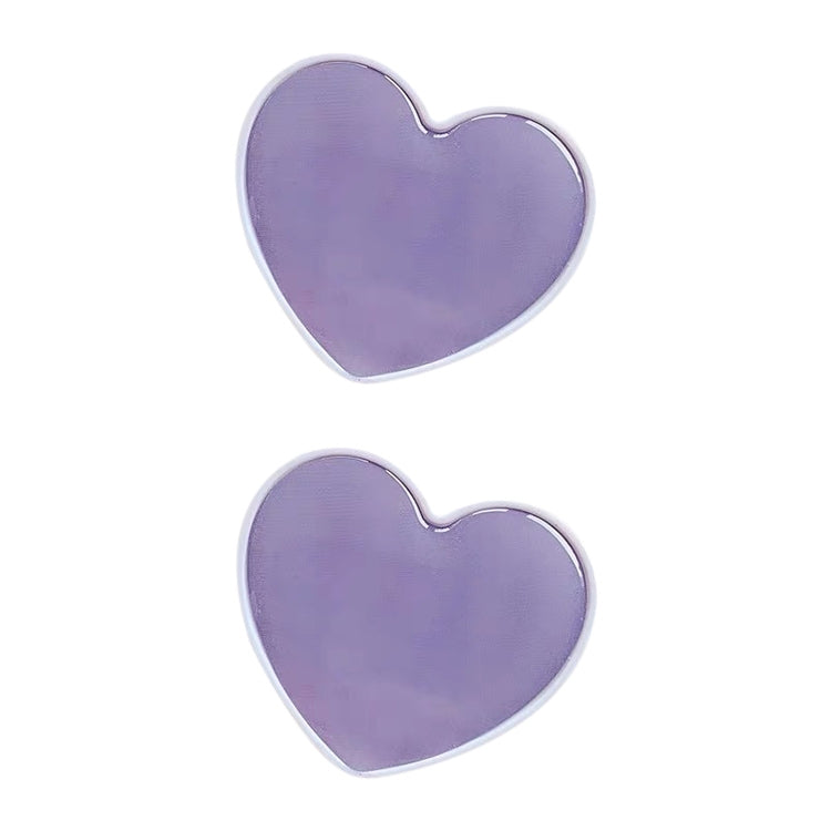 Lavender Grey Love Airbag Phone Stand Ring Holder - Set of 2