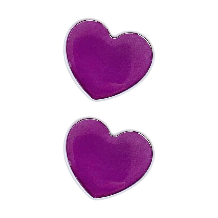 Love Airbag Phone Stand Ring Holder - Dark Purple (2 PCS)