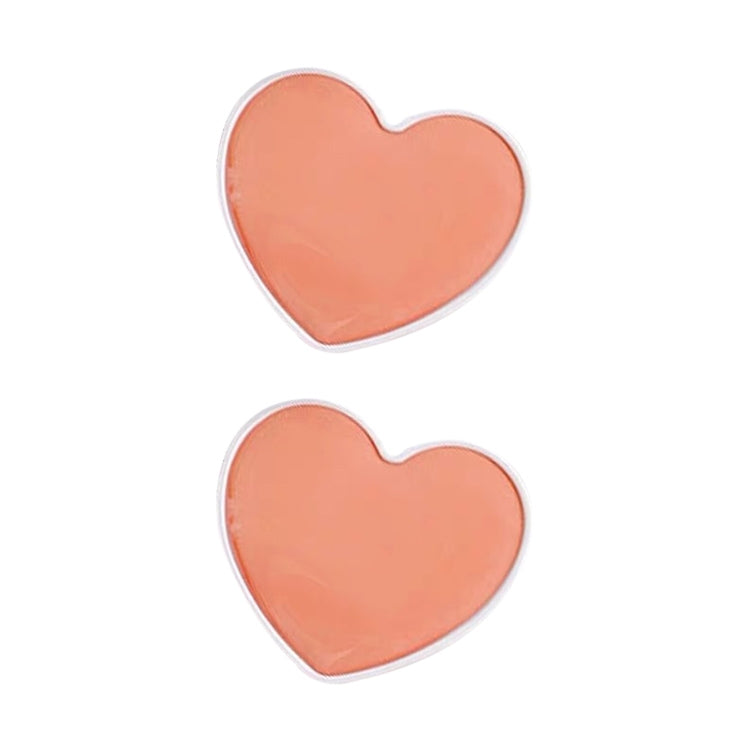 Solid Coral Love Airbag Phone Stand Ring Holder - Set of 2
