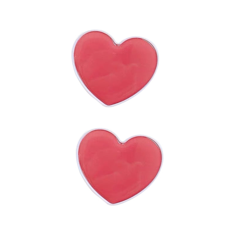 2 PCS Solid Color Love Airbag Phone Stand Ring Holder with Camellia Design