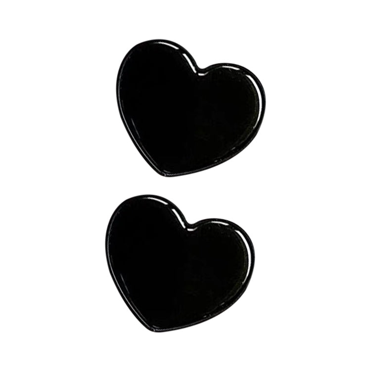 Love Airbag Phone Stand Ring Holder for Hands-Free Convenience (Black, 2 PCS)