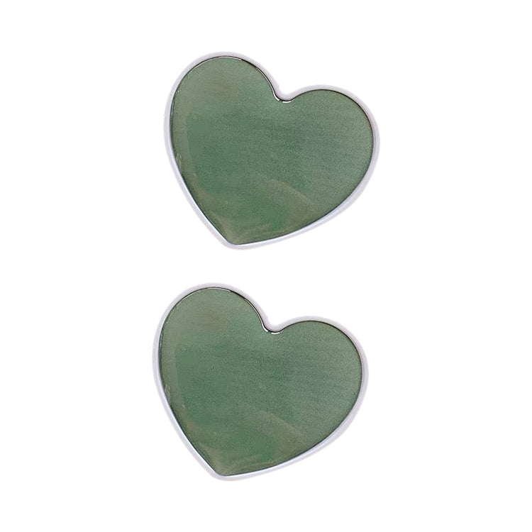 Dark Green 2 PCS Love Airbag Phone Stand Ring Holder