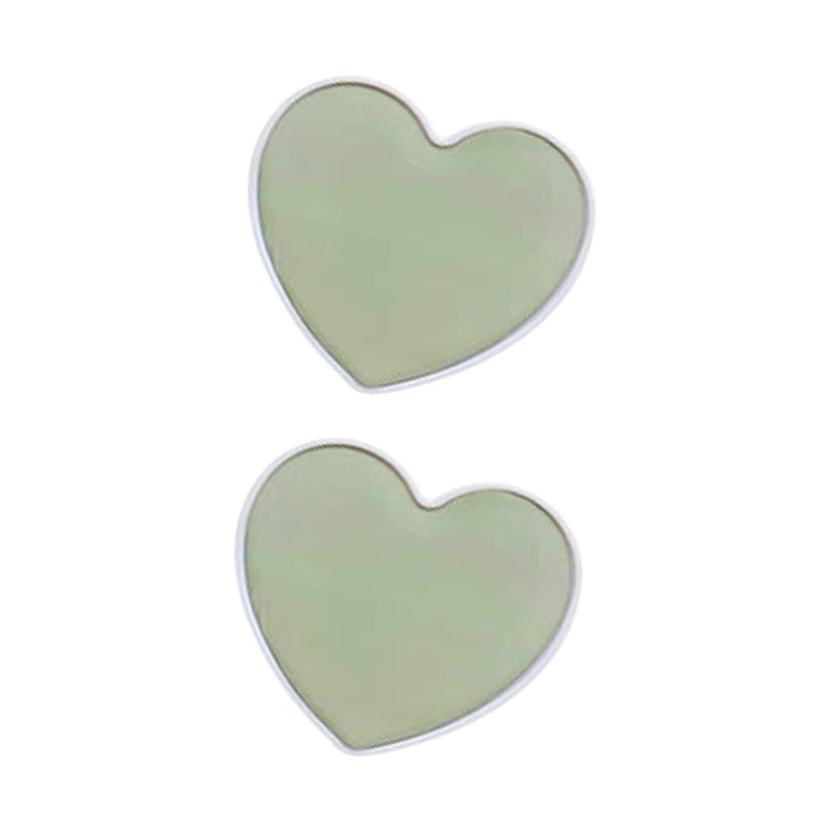 2 Piece Avocado Green Love Airbag Phone Stand Ring Holder
