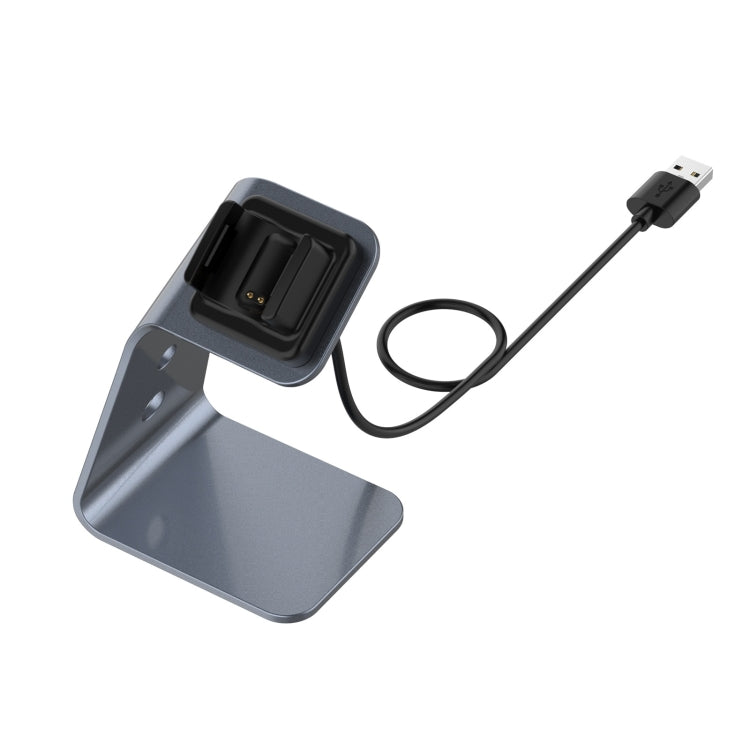Universal Aluminum Alloy Charger Holder for Fitbit Charge 4 / 3 / 3 SE - Grey