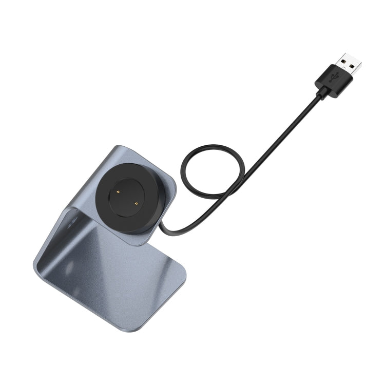 Huawei Watch GT 2 / GT / GT 2e Universal Aluminum Alloy Magnetic Charger Holder - Grey
