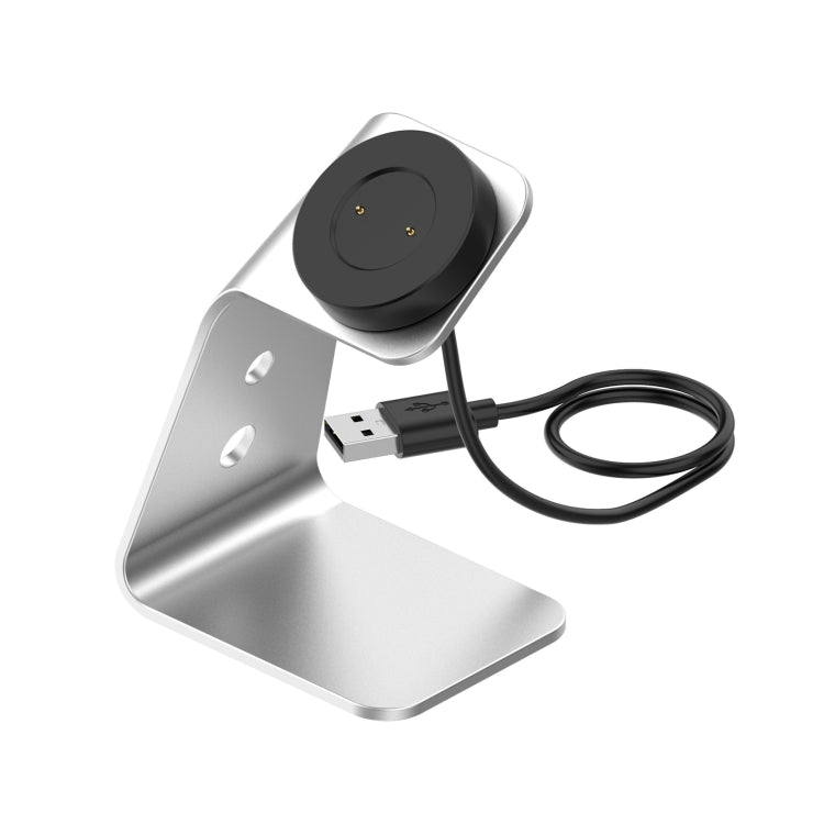 Universal Aluminum Alloy Magnetic Charger Holder for Huawei Watch GT 2 / GT / GT 2e (Silver)