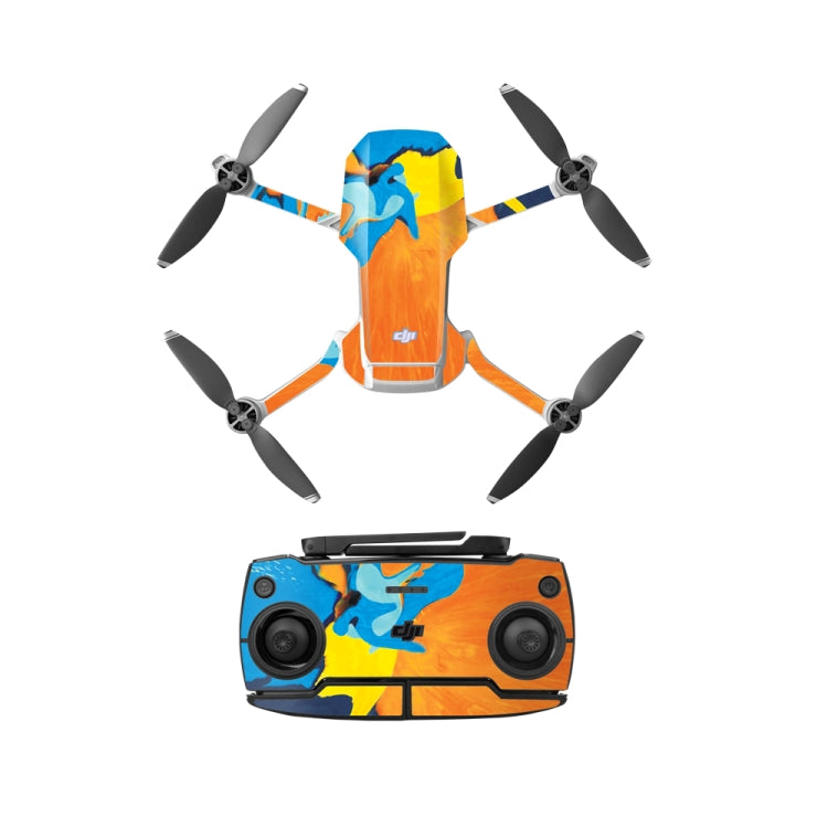 Watercolor-Themed Waterproof PVC Sticker Set for DJI Mavic Mini