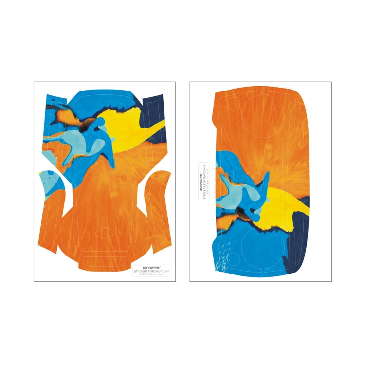 Watercolor-Themed Waterproof PVC Sticker Set for DJI Mavic Mini