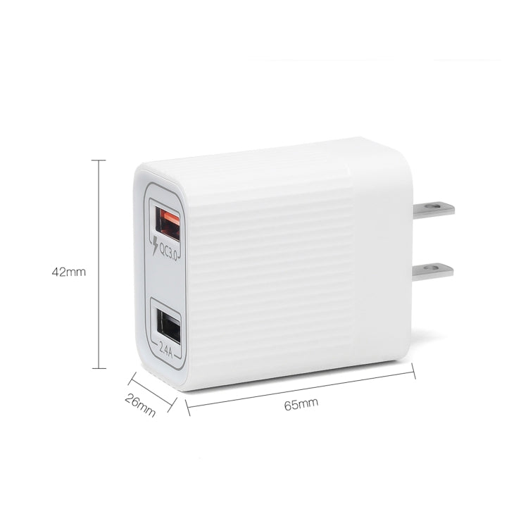 Fast Charging Charger Power Adapter for DJI Mavic Mini 2 with Dual Port USB and QC3.0 Protocol