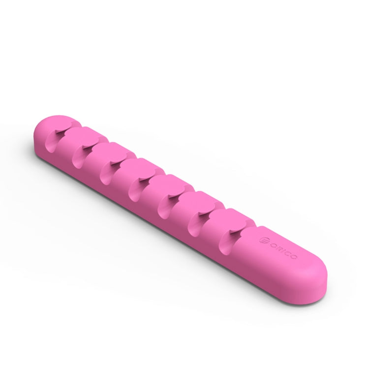 ORICO CBS7 Silicone Desktop Cable Manager Winder, 15*2*1.2cm(Pink)
