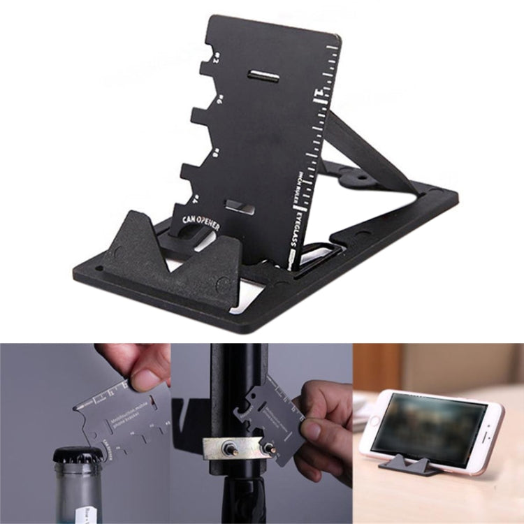 Versatile Stainless Steel Wallet-Sized Multi-Tool