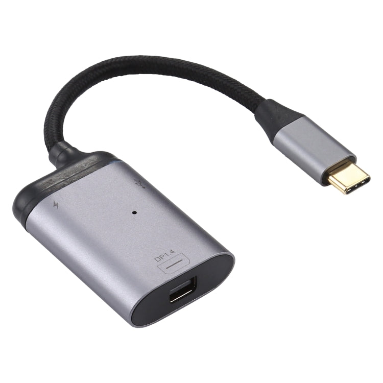 USB-C to Mini DisplayPort 1.4 Adapter with 4K@60Hz and PD Data Sync