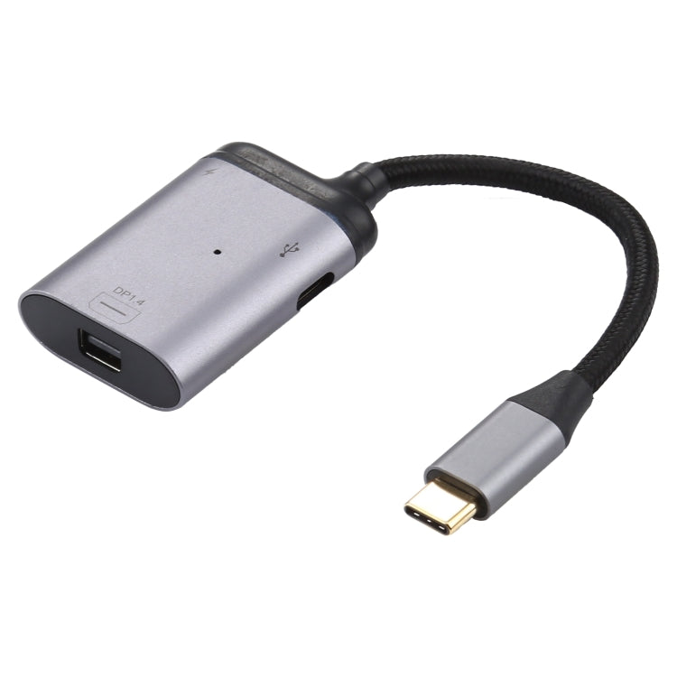 USB-C to Mini DisplayPort 1.4 Adapter with 4K@60Hz and PD Data Sync