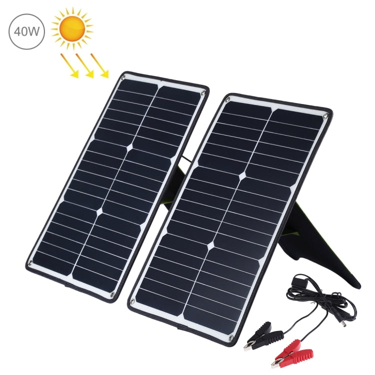 HAWEEL 20W Monocrystalline Silicon Solar Power Panel Charger with Fast Charging & Wide Device Compatibility (Black)