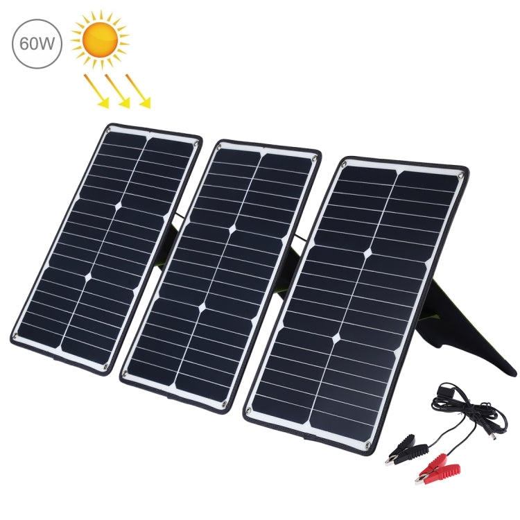 HAWEEL 3 PCS 20W Monocrystalline Silicon Solar Power Panel Charger with USB Port & Holder