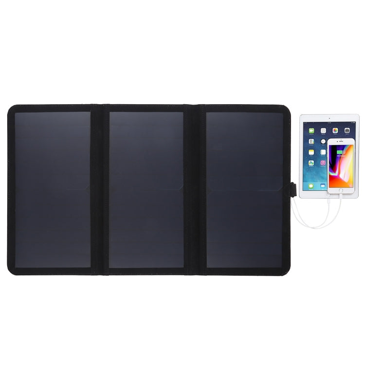 HAWEEL 21W Ultrathin Solar Panel Charger with Dual USB Ports