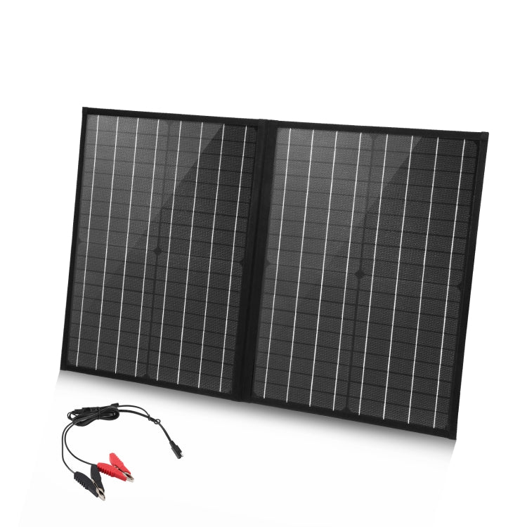 HAWEEL 50W Portable Solar Panel Charger - Black