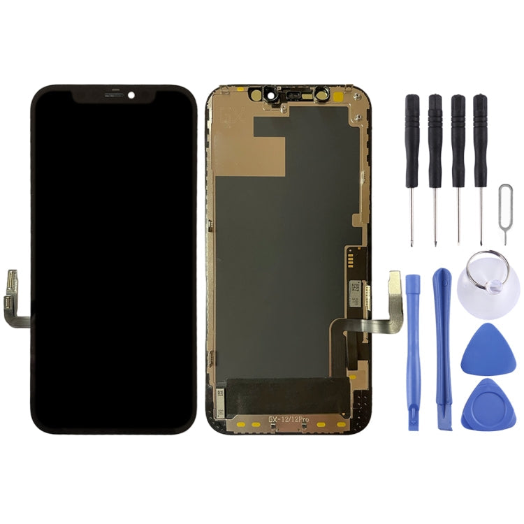 GX OLED Material LCD Screen and Digitizer Full Assembly for iPhone 12 / 12 Pro